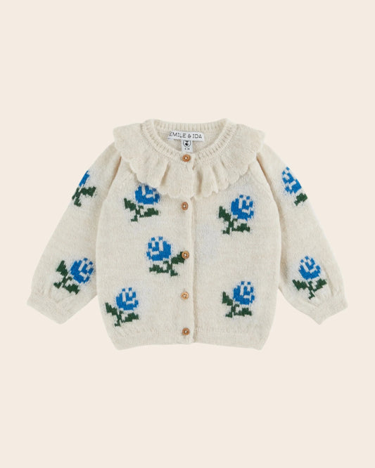 Flowers Baby Cardigan