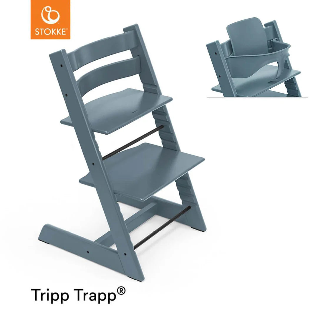 Stokke® Tripp Trapp® Chair & Baby Set - Fjord Blue