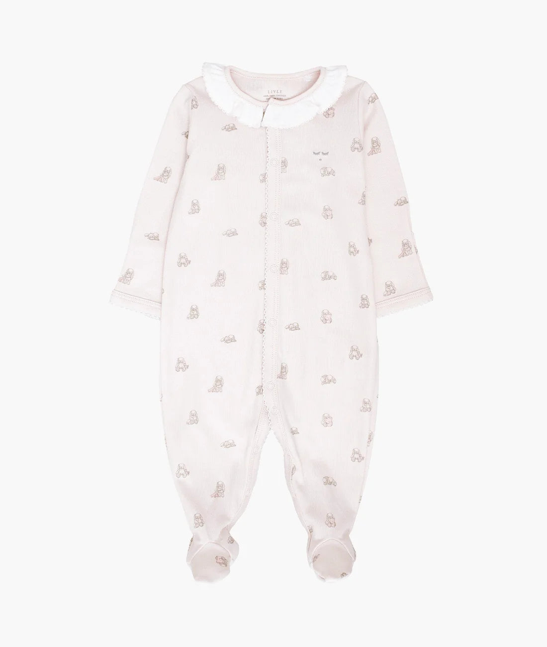 Snuggle Bunny Marley Ruffled Playsuit - Pink