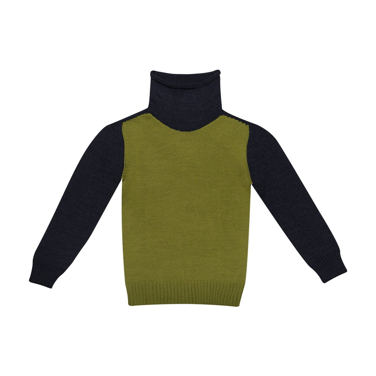 Wool Seamless Knit Turtleneck