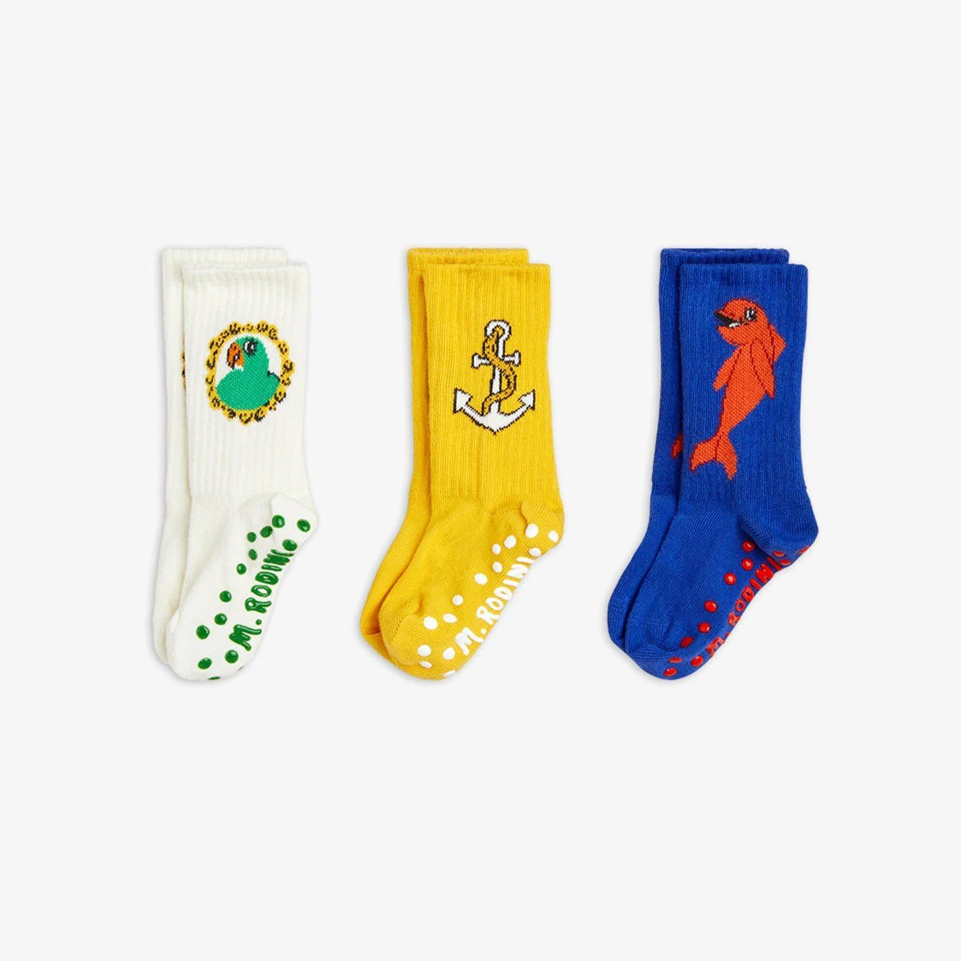 Dolphin 3-Pack Anti-Slip Socks