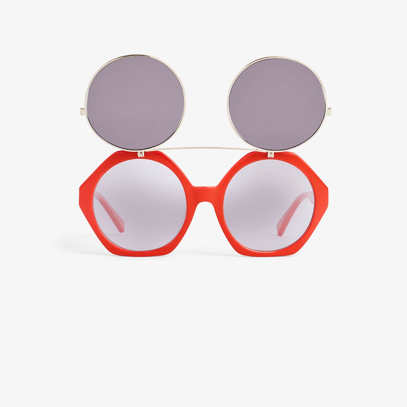 Flip Up Sunglasses - Red (6-11y)