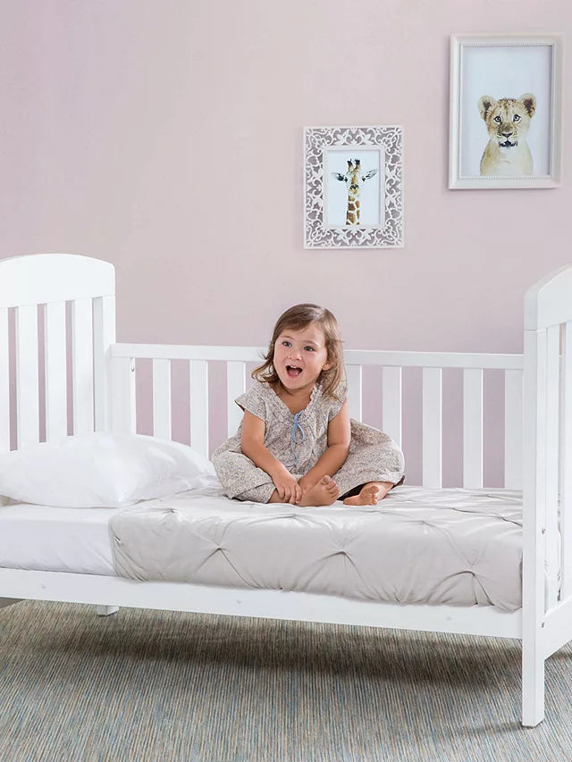 Alice Cot Bed & Mattress - White