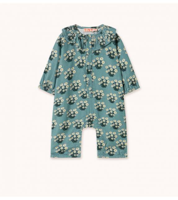 White Bouquet Baby Playsuit
