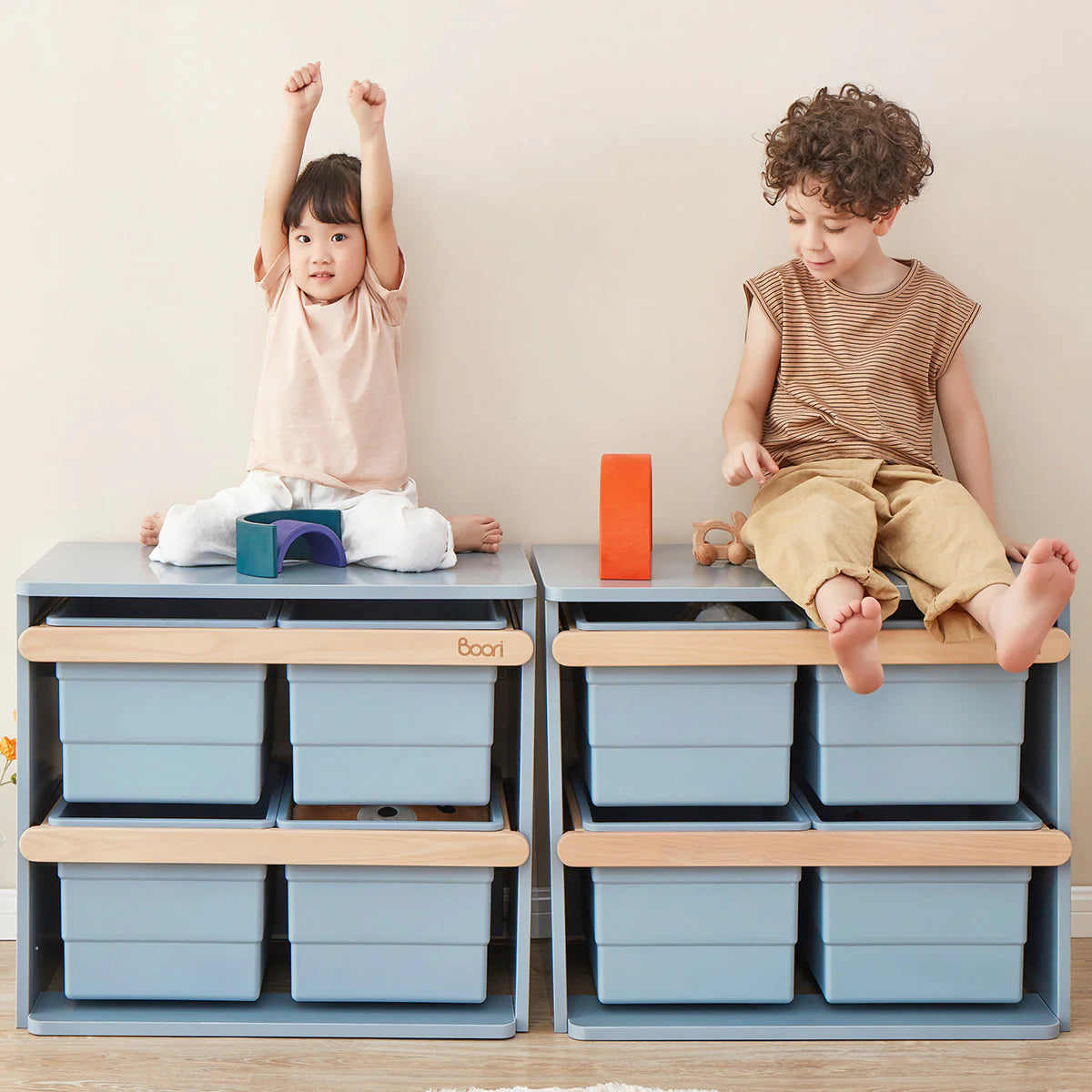 Tidy Toy Cabinet - Blue