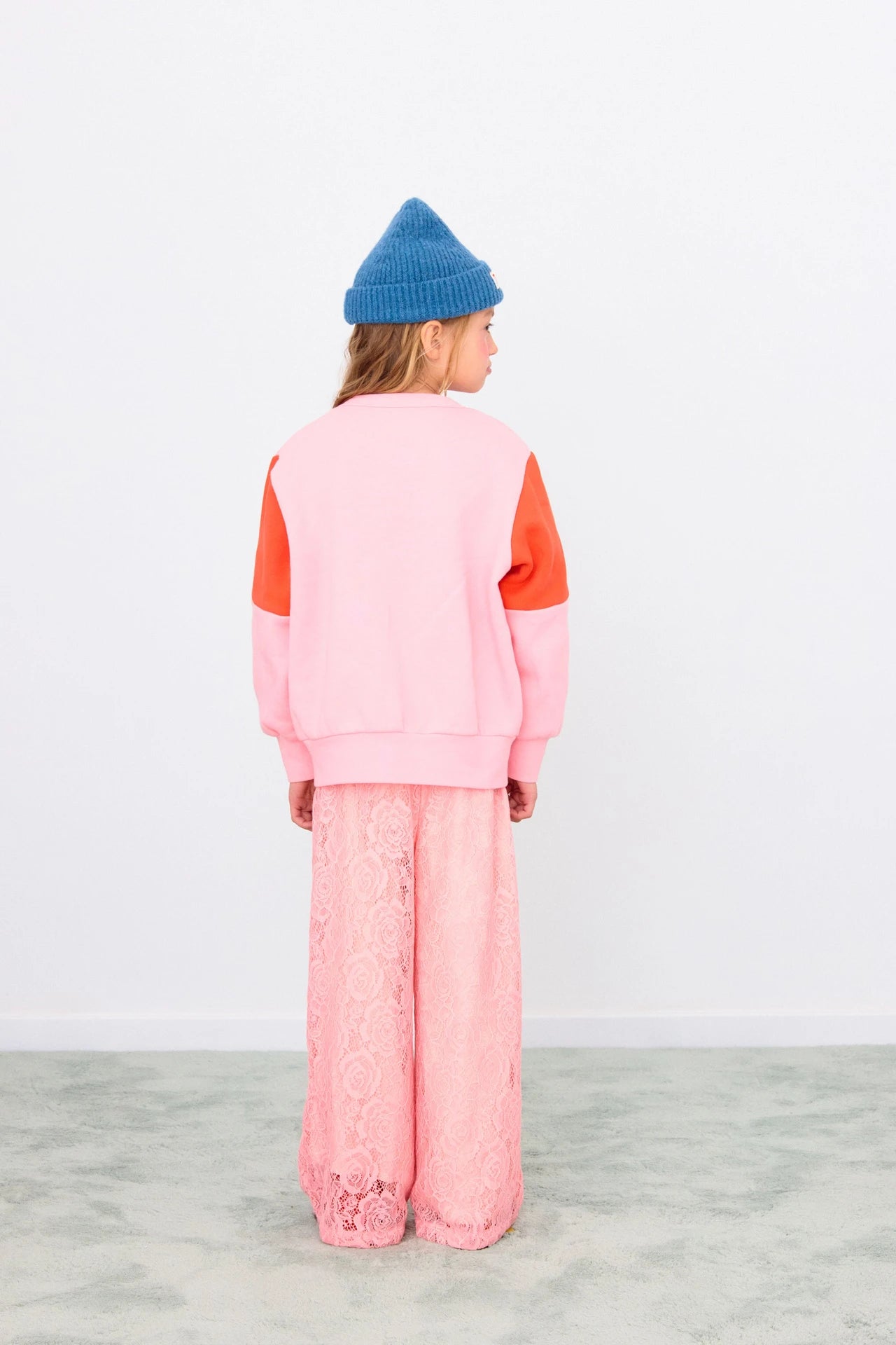 Tiny Block Sweater - Pink