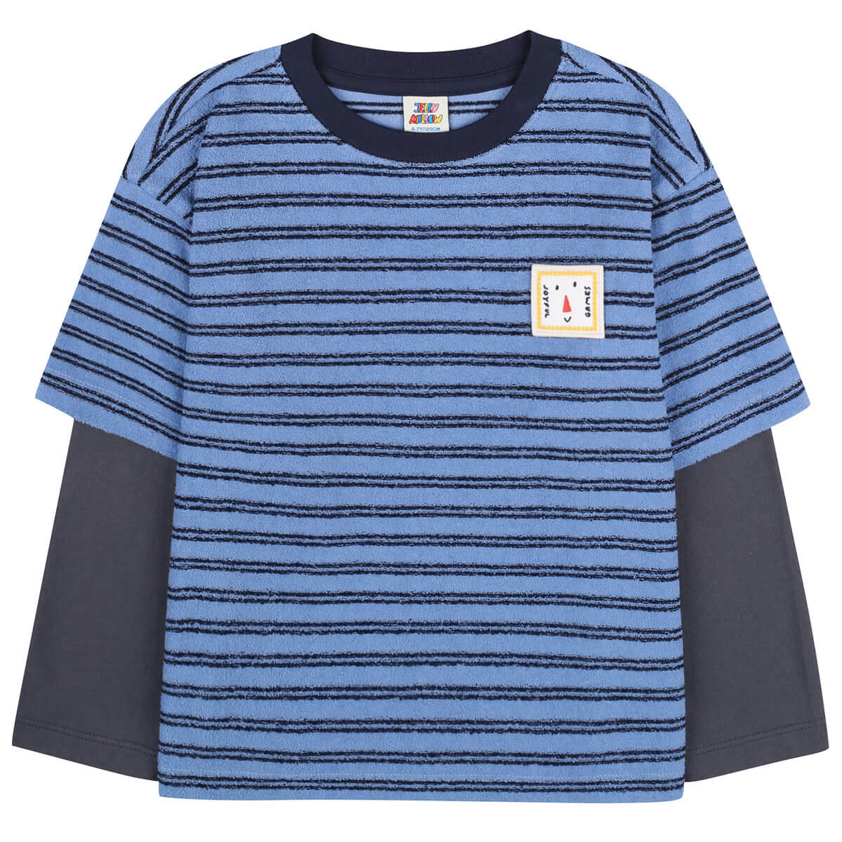 Joyful Stripe Layered T-Shirt
