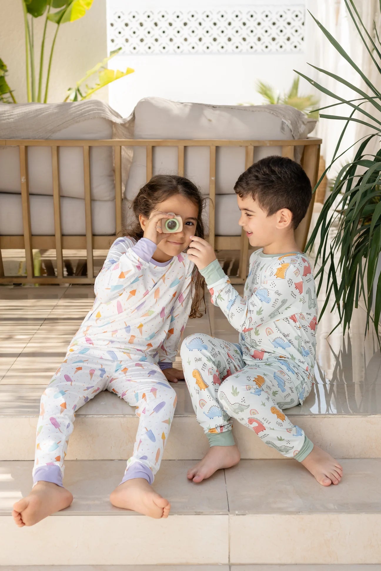 Dino Pants PJ Set