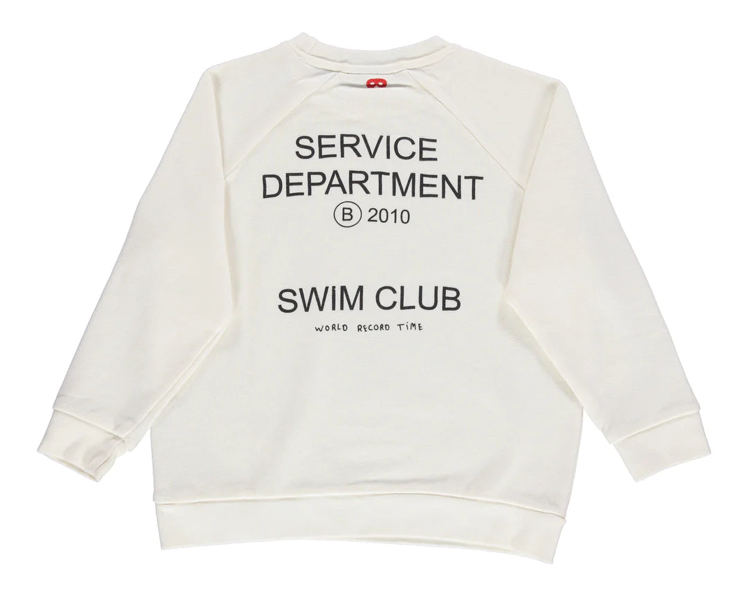 Natural 'Service Department' Raglan Sweater