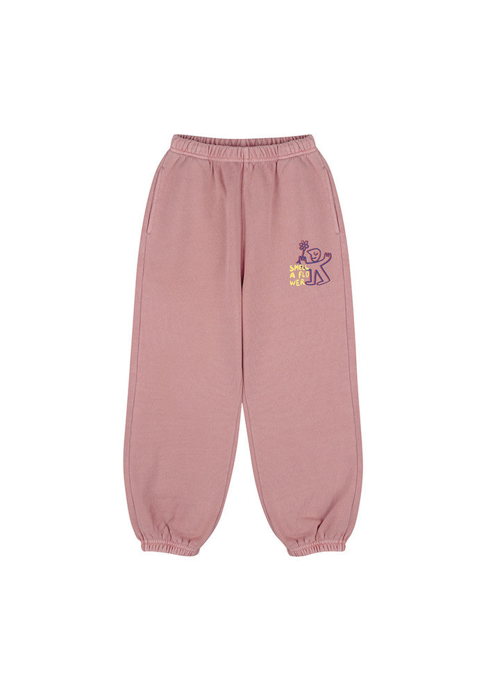 Flower Aladdin Pants - Pink