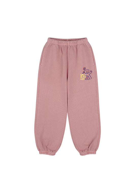 Flower Aladdin Pants - Pink