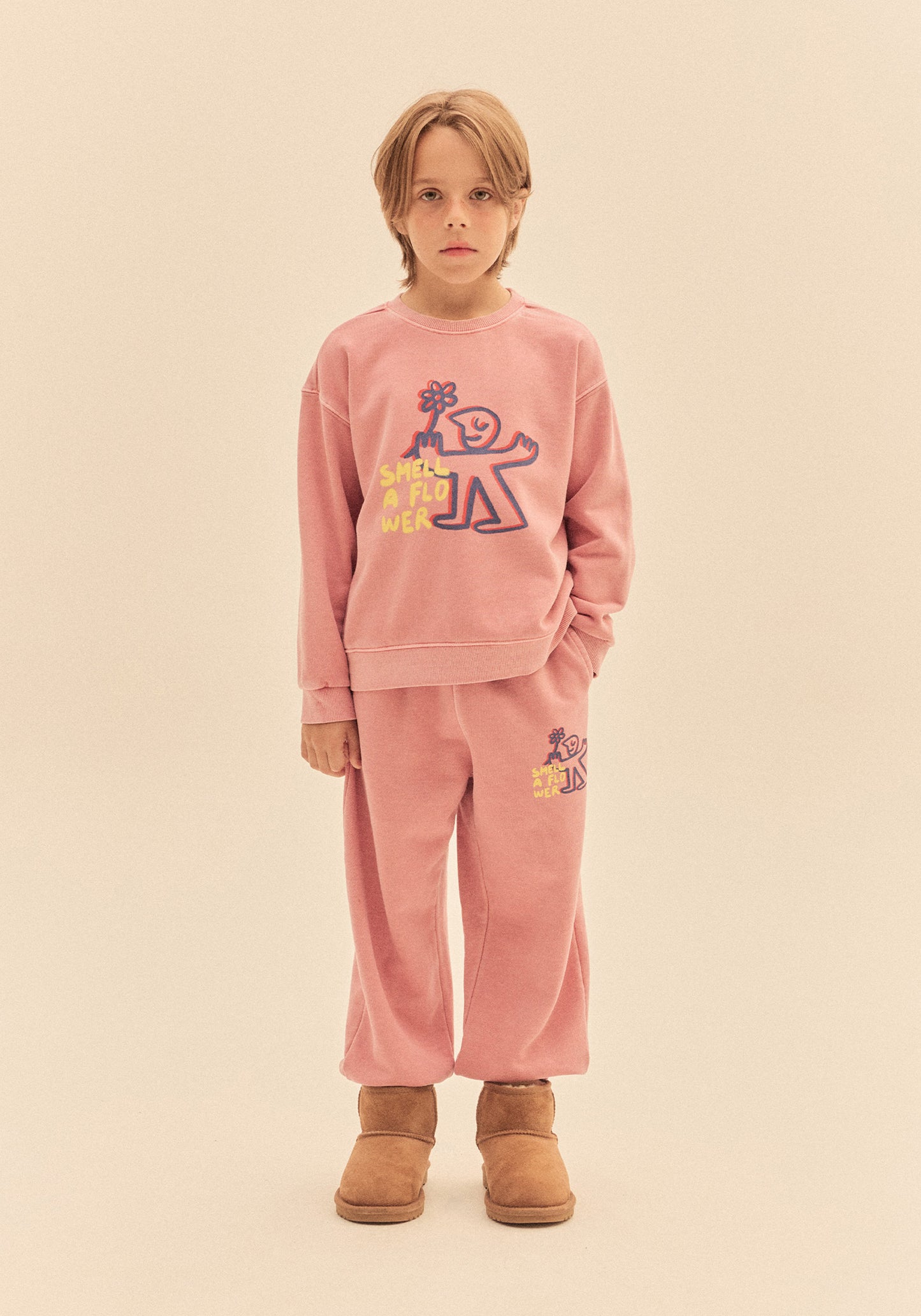 Flower Aladdin Pants - Pink