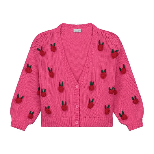 Rosie Flower Knitted Cardigan