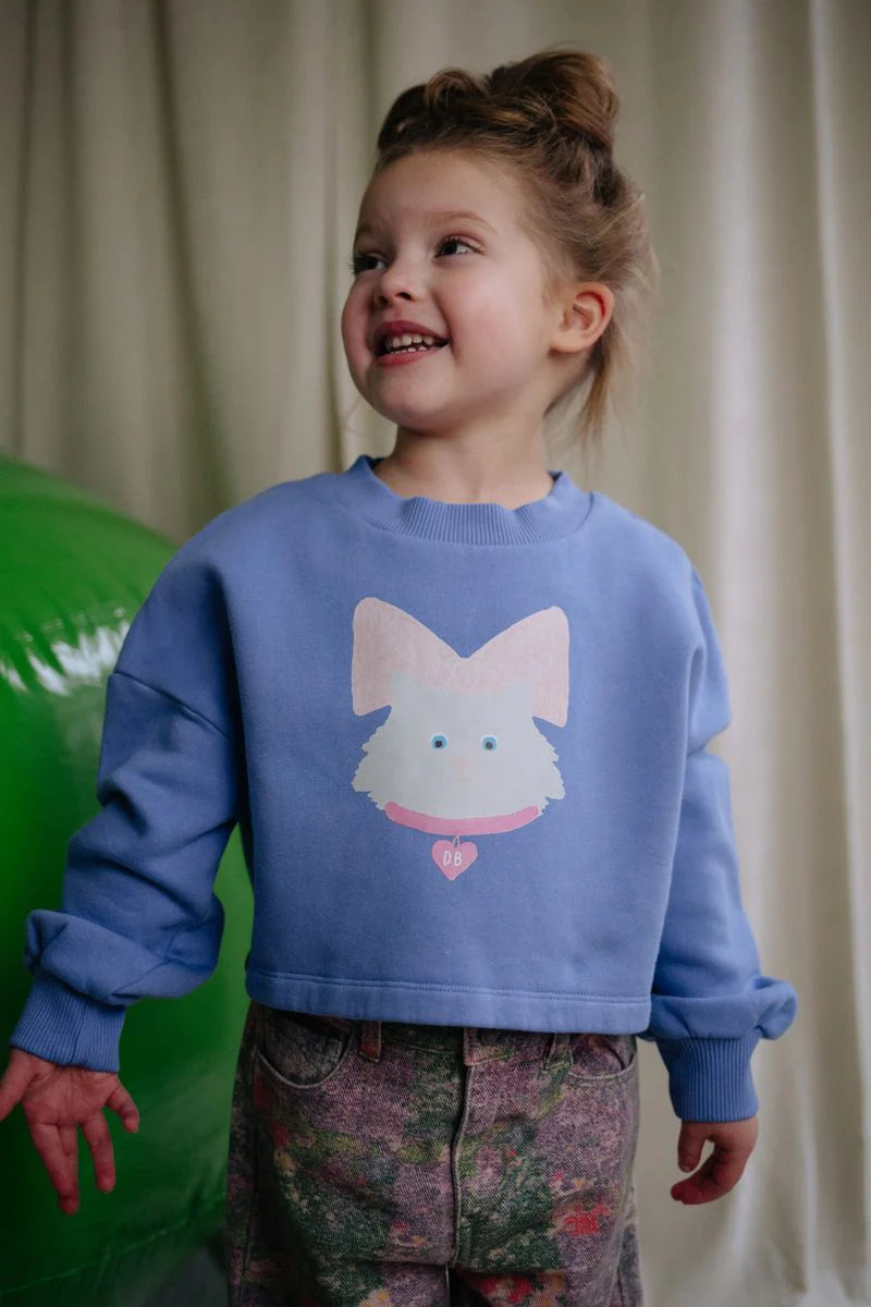 Kitty Cat Cropped Sweater