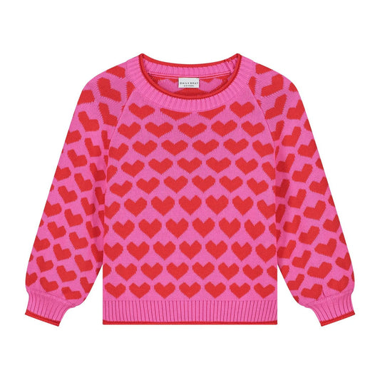 Heart Knitted Sweater