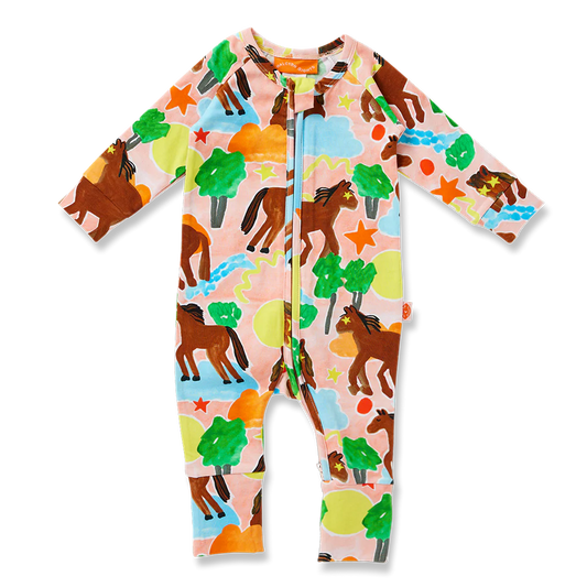 Giddy Up Long Sleeve Playsuit