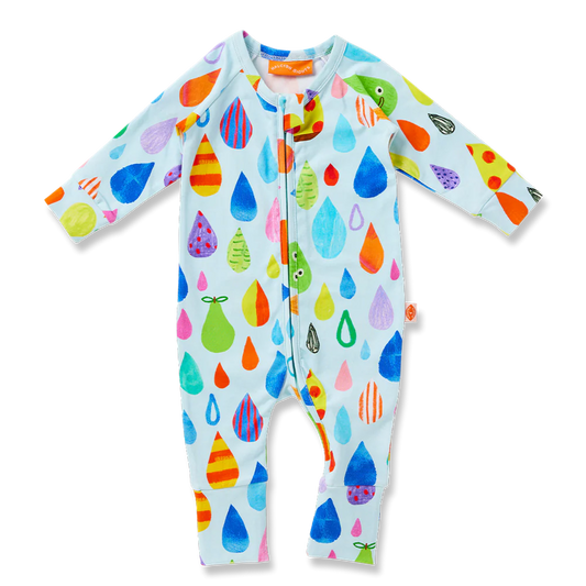 Sun Shower Long Sleeve Playsuit