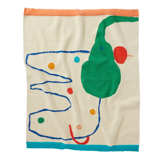 Happy Herd Knit Blanket