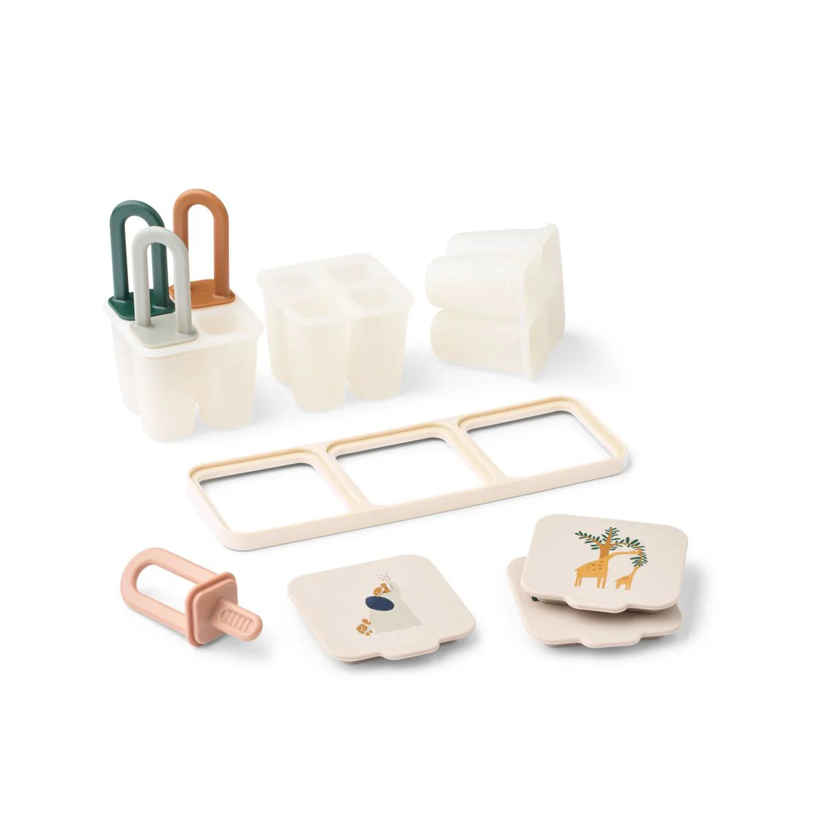 Kaimen Food & Ice Pop Tray - All Together / Sandy