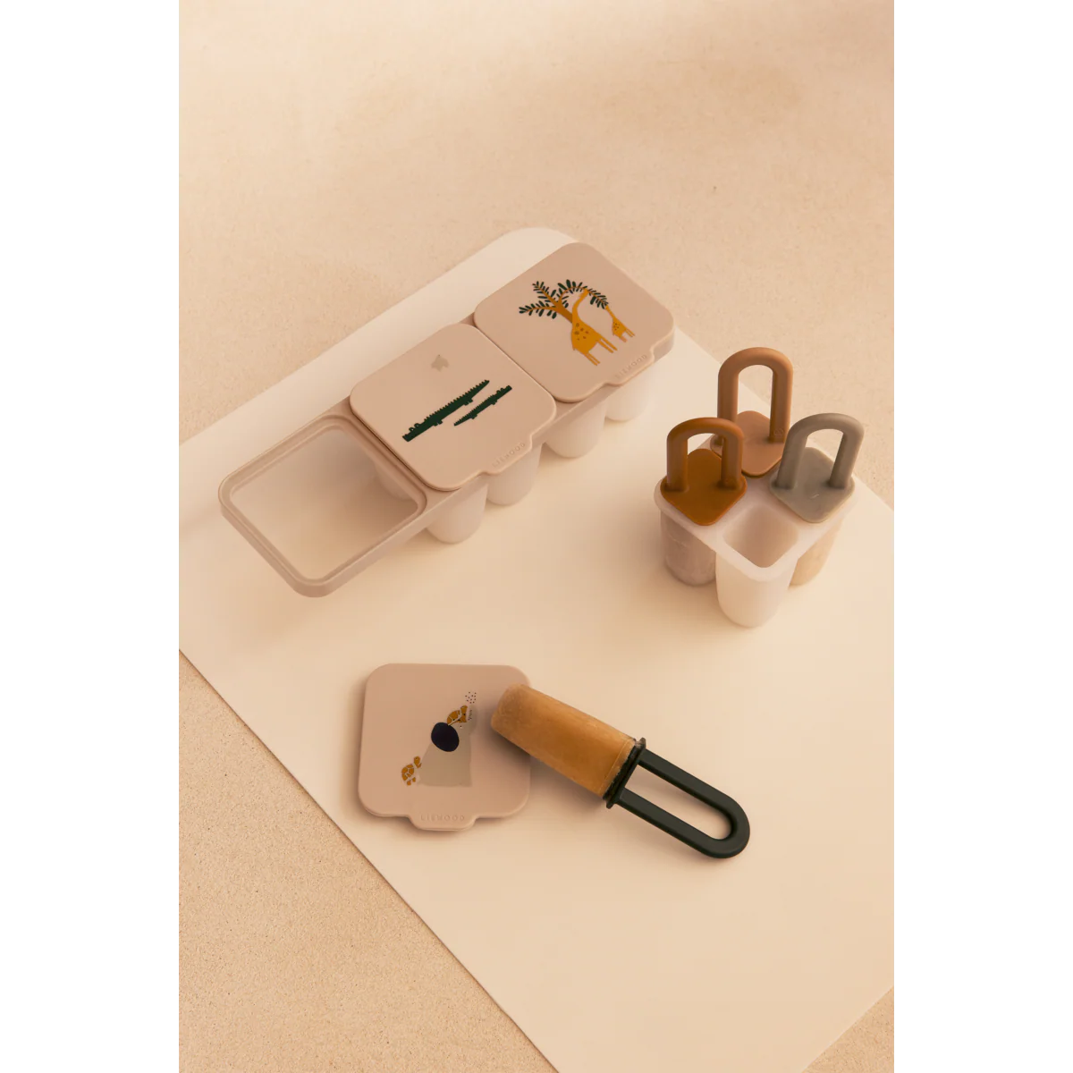 Kaimen Food & Ice Pop Tray - All Together / Sandy