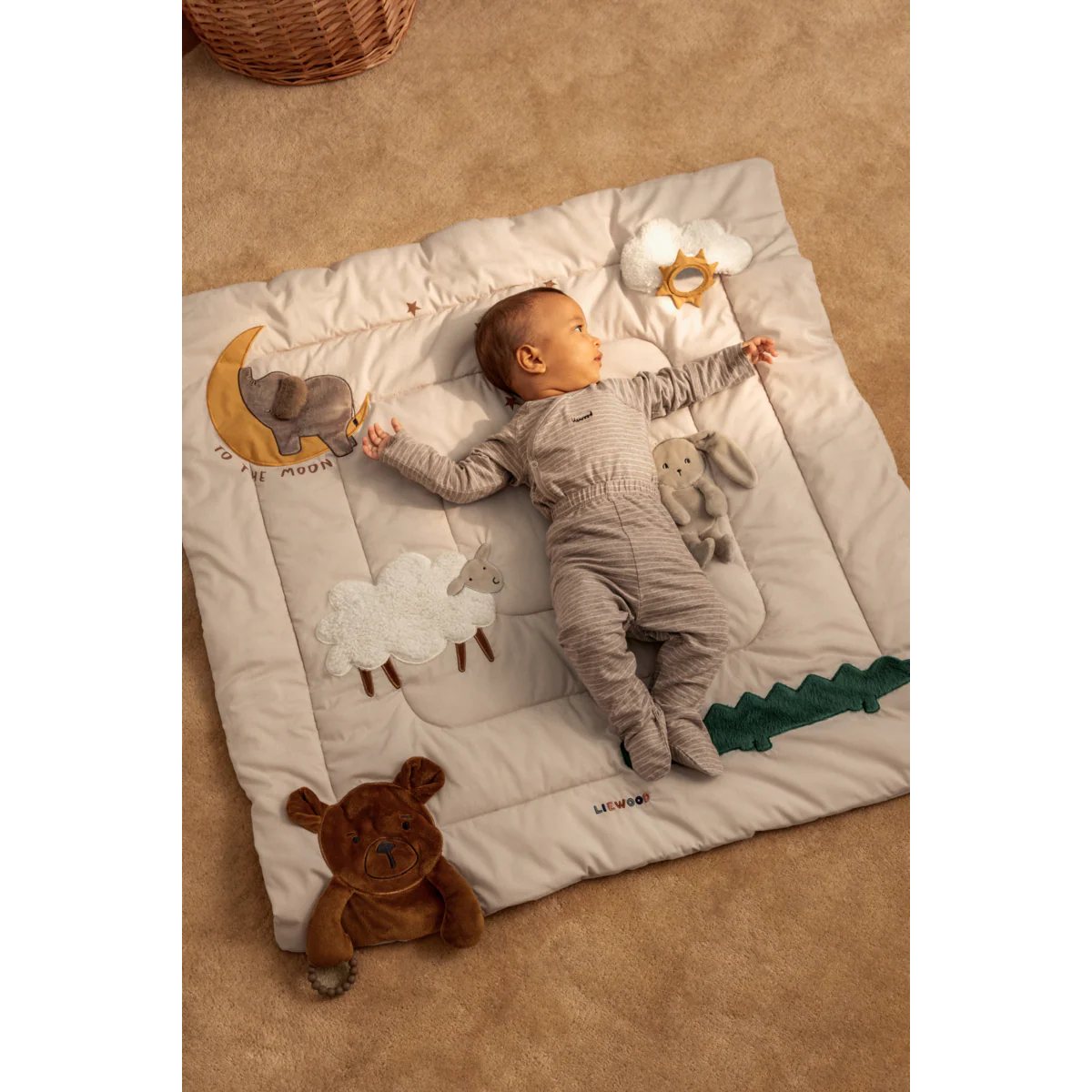 Bernet Classic Activity Blanket - Sandy Multi Mix