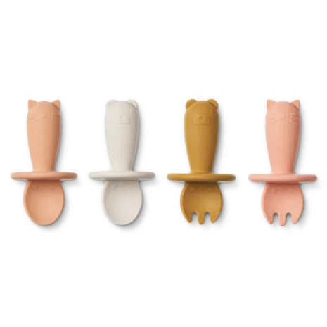 Avril Baby Cutlery 4-Pack - Tuscany Rose
