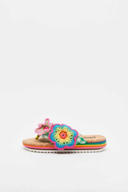 Ciruela Flowers Sandals