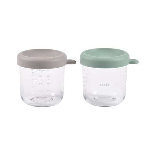 Glass Conservation Jars - 250ml - Set of 2 - Rain