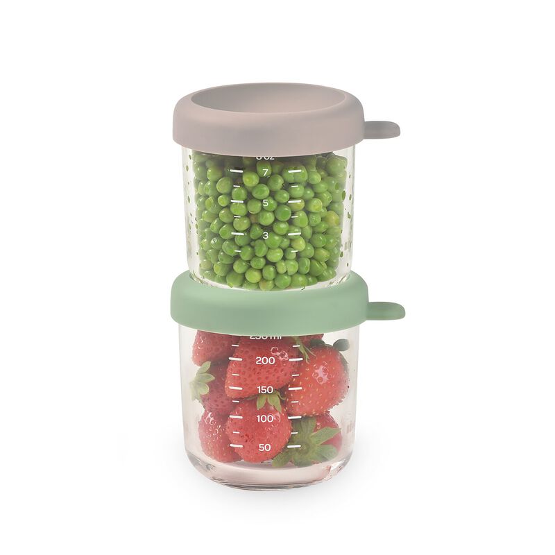 Glass Conservation Jars - 250ml - Set of 2 - Rain