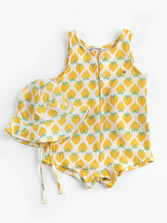 Strawberry All Over Baby Gift Set