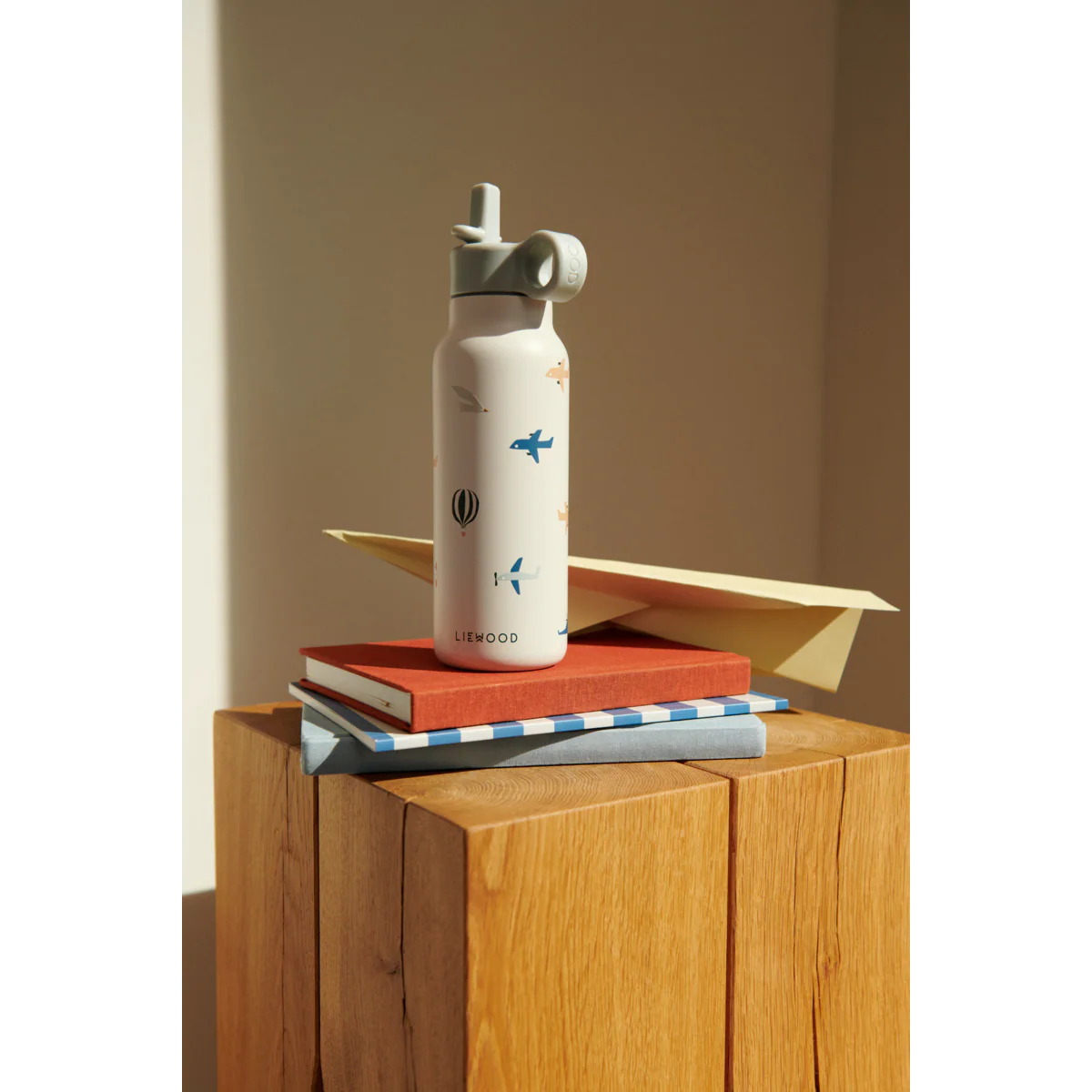 Falk Water Bottle 350ml - Aviator / Ecru