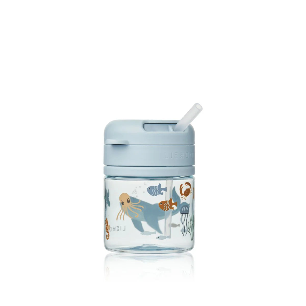 Pavia Tritan Straw Cup 280ml - Sea creature / Sandy