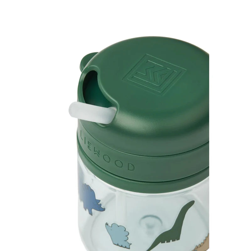 Pavia Tritan Straw Cup 280ml - Dinosaurs / Mist