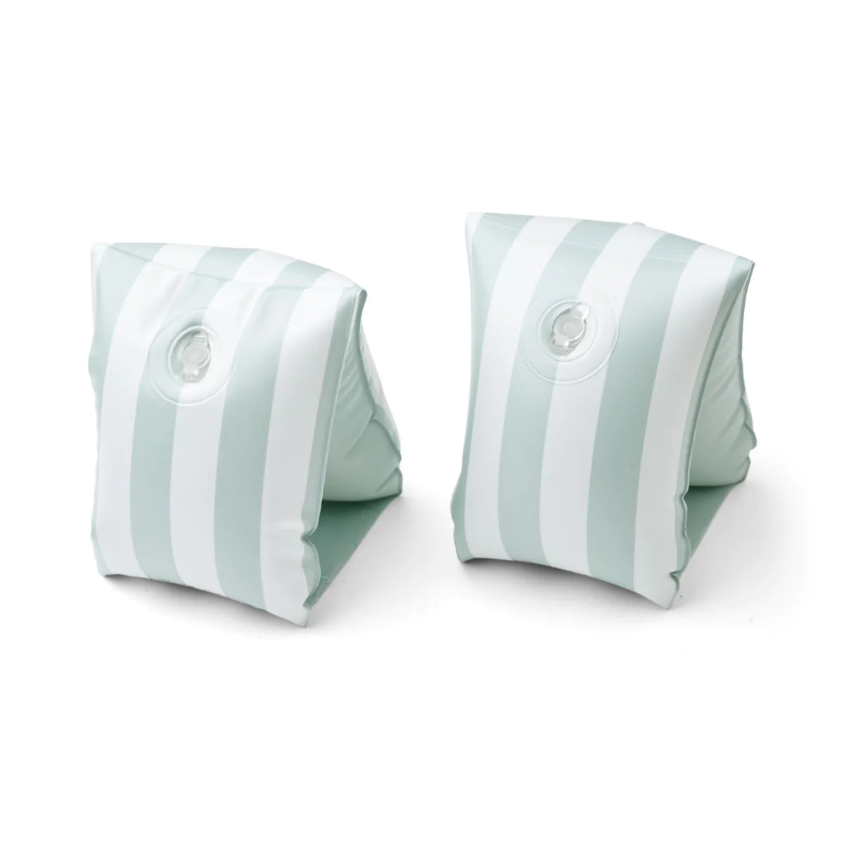 Shirley Printed Swim Wings 2-pack - Stripe Dusty mint / Creme de la creme