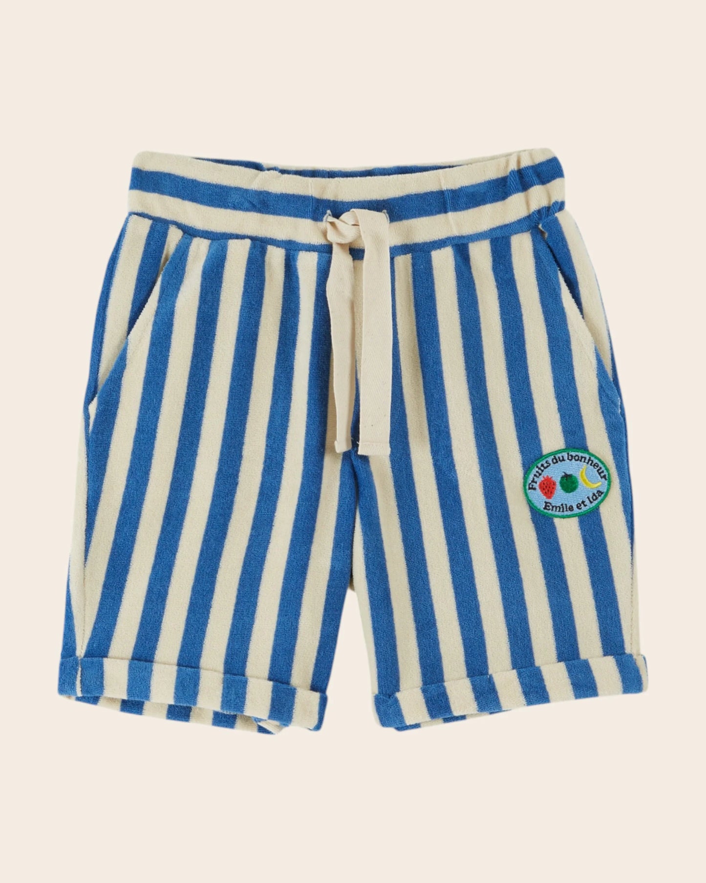 Terry Striped Shorts