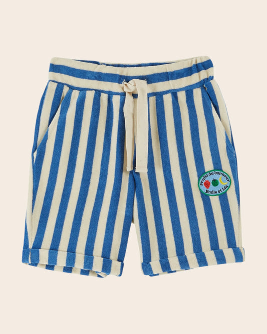 Terry Striped Shorts