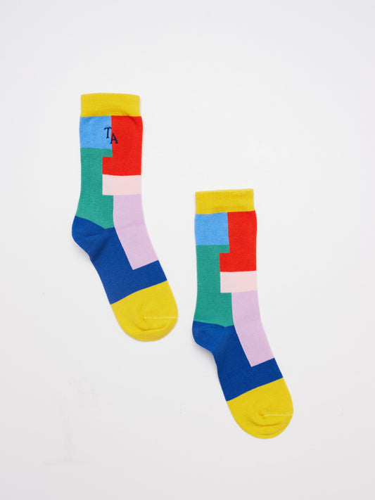 Tangram Socks