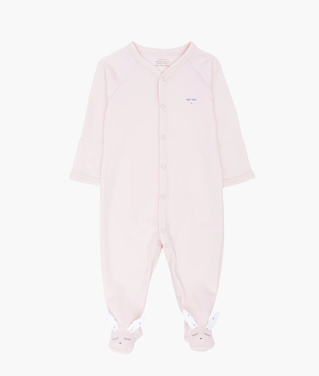 Rabbit Playsuit - Pink
