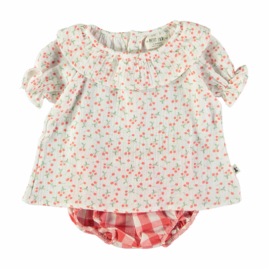 Cherries Dress & Bloomer