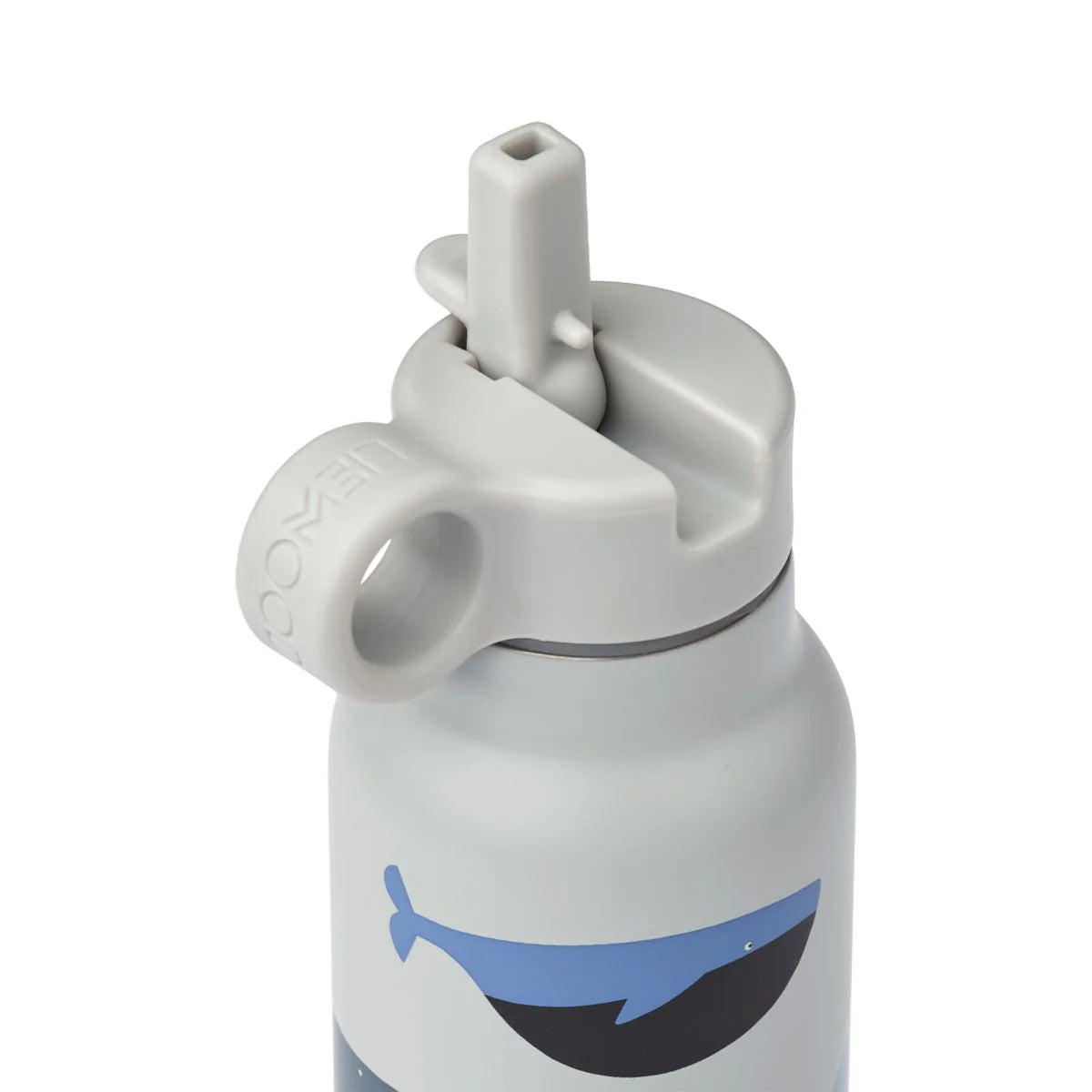 Falk Water Bottle 350ml - Whales / Cloud Blue