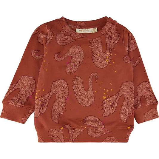 Swan Baby Sweater
