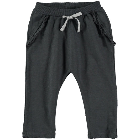 Ruffle Pants - Grey