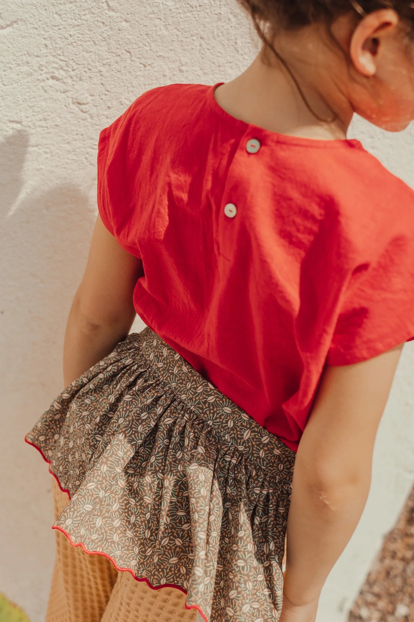 Natalia Saffron Top