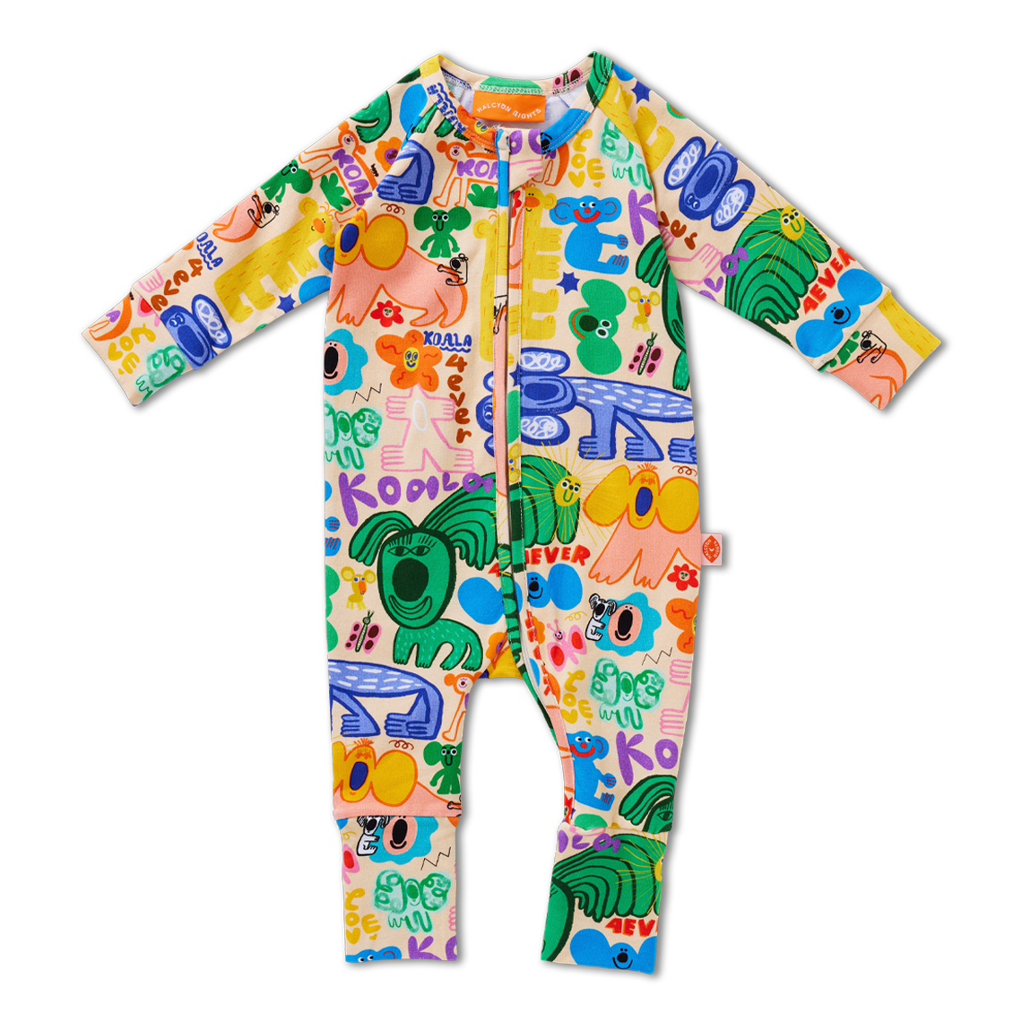 Koala 4ever Long Sleeve Playsuit & Bib Set