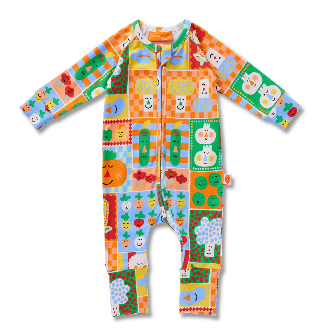 Pocket Patch Long Sleeve Playsuit & Bib Set
