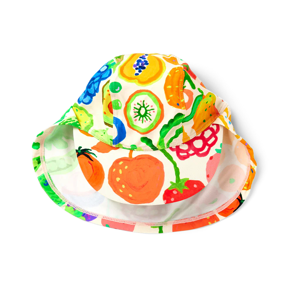 Eat the Rainbow Swim Hat