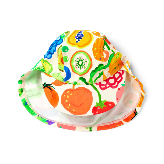 Eat the Rainbow Swim Hat