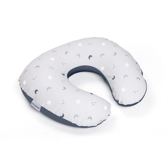 Softy Cotton Nursing Pillow - Blue Grey Moon