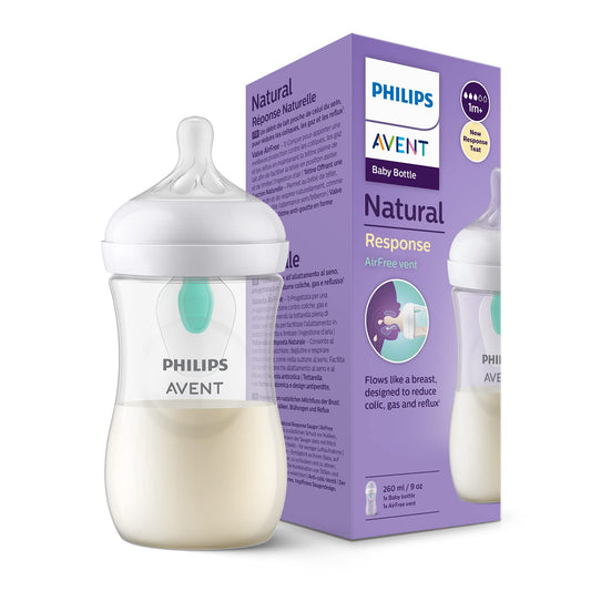 Natural Response Feeding Bottle 260ml With Airfree Vent - Single Pack (SCY673/01)