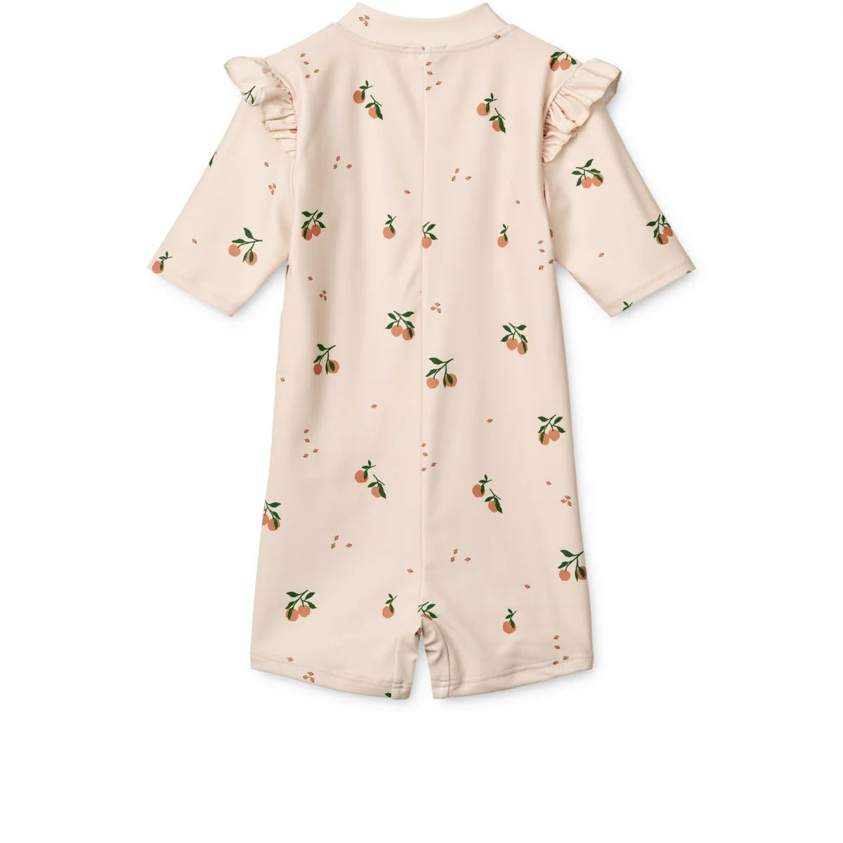 Amel Printed Swim Jumpsuit -  Peach / Sea Shell